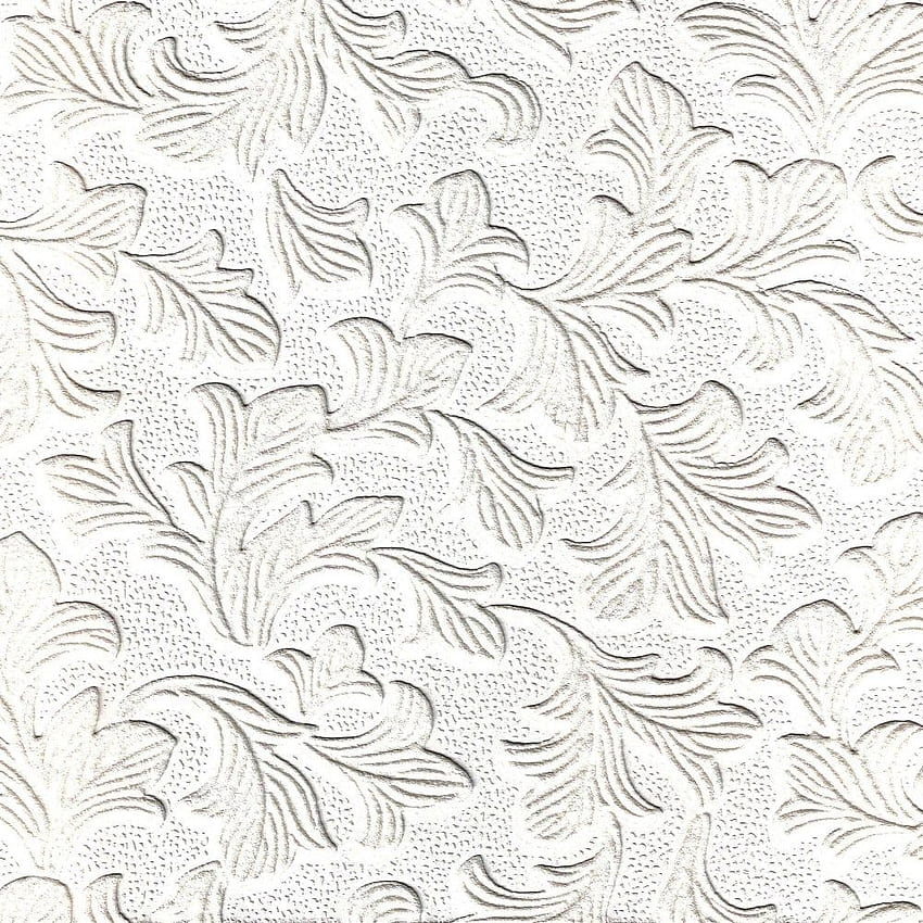 Supatex Acanthus Pure White Textured Paintable (FD30913) - from I Love UK HD phone wallpaper