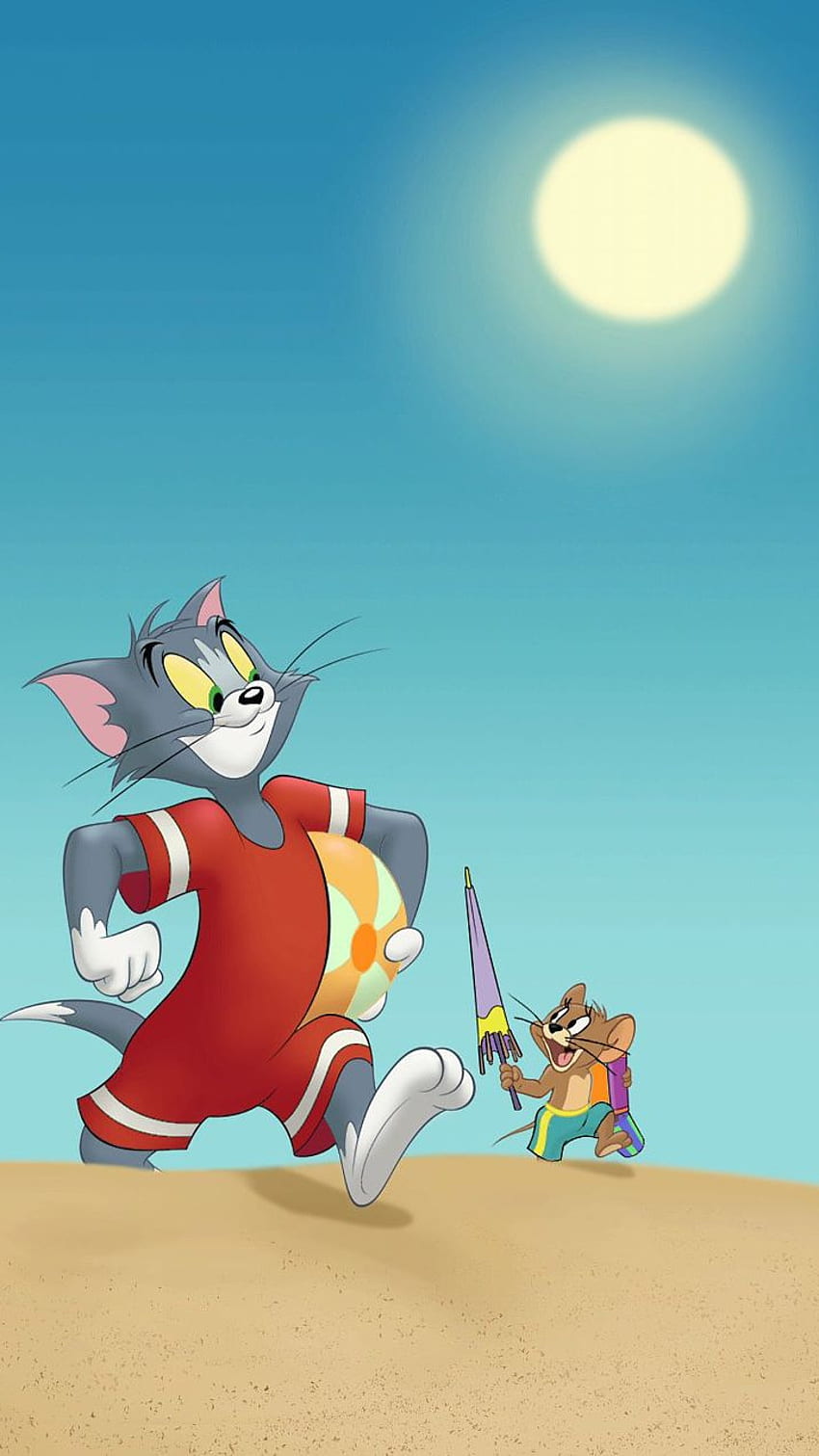 Tom Nad Jerrym, Funny Cartoon, Tom i Jerry Tapeta na telefon HD