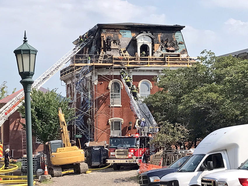UPDATED: Firefighters battle blaze at historic UVM building HD wallpaper