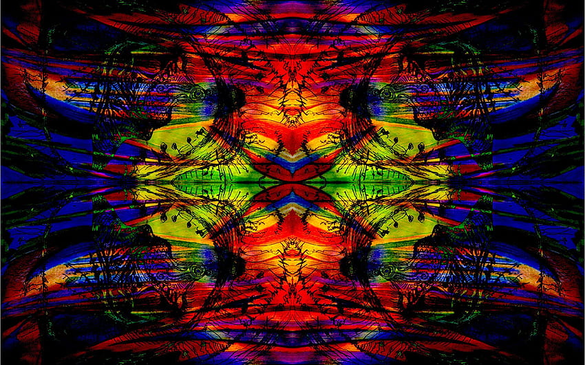 Trippy Tie Dye Background Acid - Fond D Écran Lsd - -, Neon Tie Dye HD wallpaper