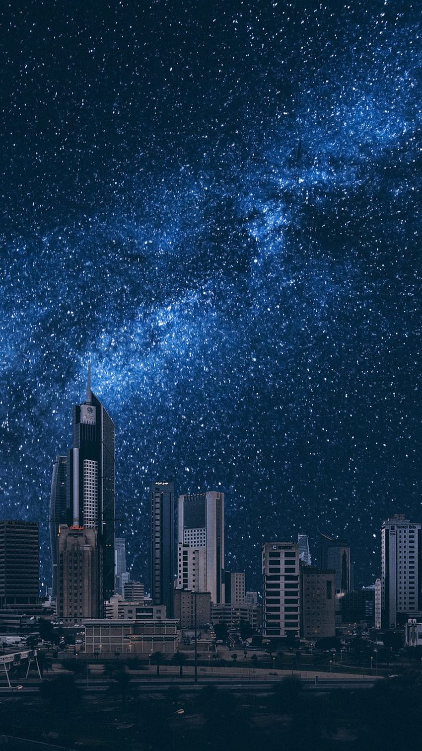 Kuwait #night #stars #city #tower #Dubai #1080P #wallpaper #hdwallpaper  #desktop