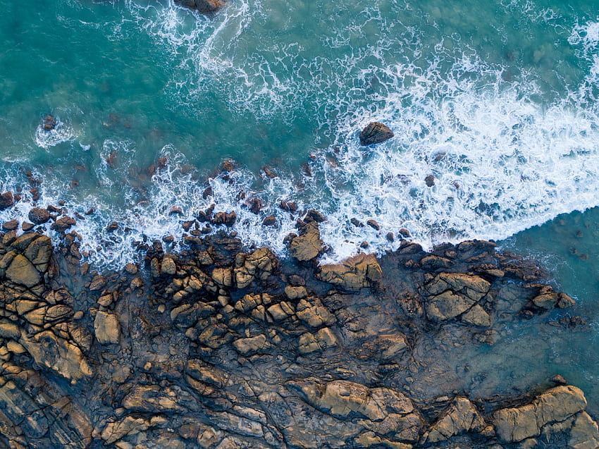 Meer, Natur, Steine, Ufer, Ufer, Brandung HD-Hintergrundbild
