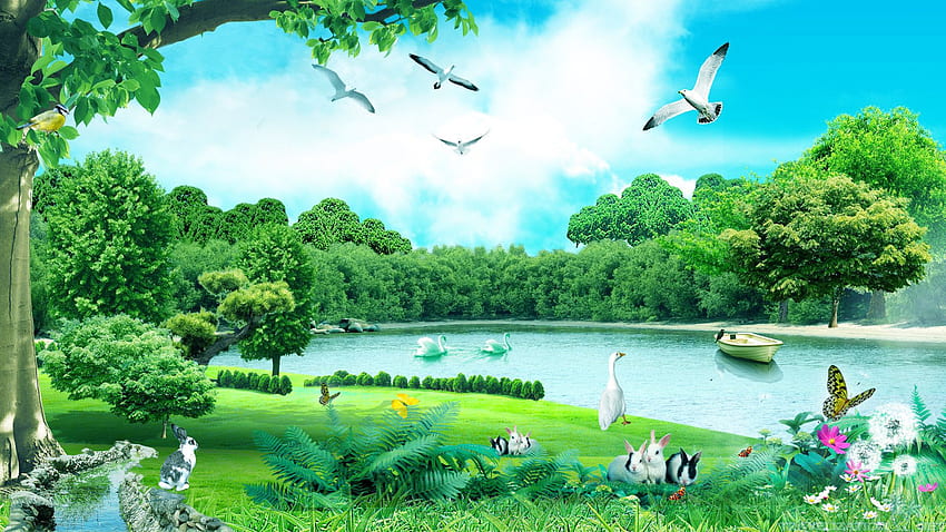 Alam Terbaik Tanpa Hak Cipta - Hutan Alam Dengan Hewan - - Wallpaper HD