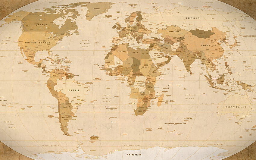 세계 지도, 세계 아틀라스 HD 월페이퍼