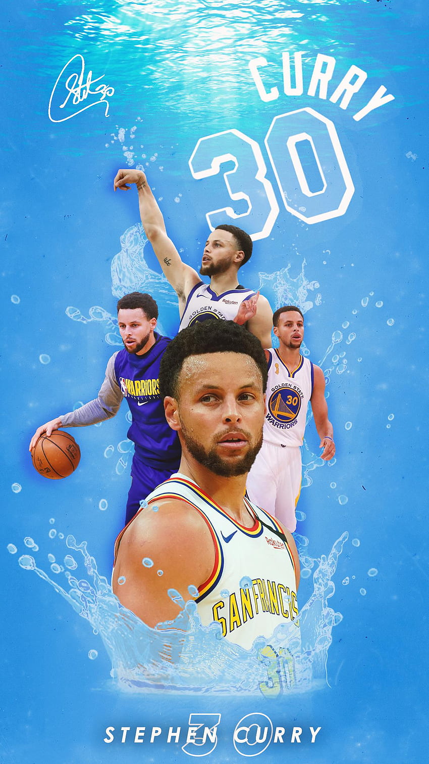 look at this curry man, so inspirational : warriors, Curry Logo HD phone wallpaper
