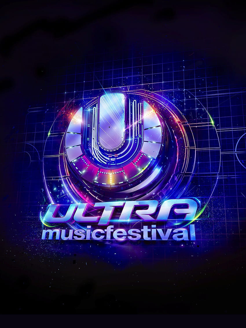 Logo UMF. Festival musik ultra, festival musik, tarian elektro wallpaper ponsel HD