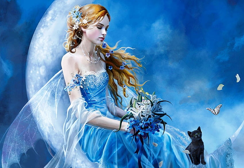 Beautiful Fairy, Garden Fairies HD wallpaper