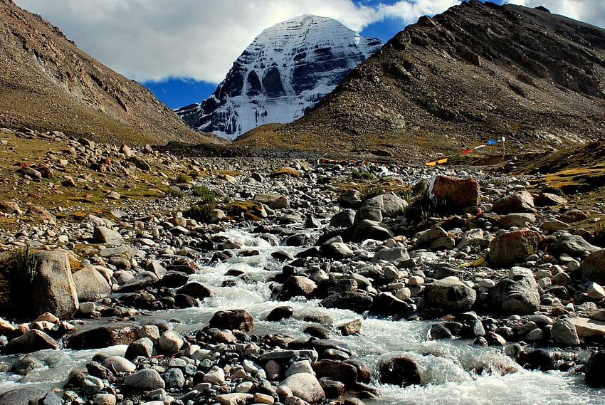Góra Kailash, Kailash Mansarovar - Góra Kailash - - teahub.io Tapeta HD