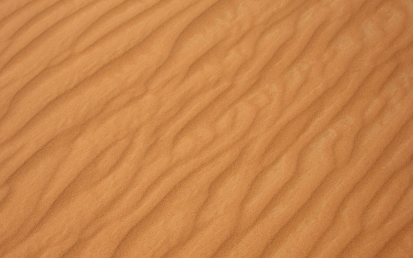 sand wavy textures, , close-up, sand wavy background, 3D textures, sand backgrounds, sand textures, yellow sand, background with sand HD wallpaper