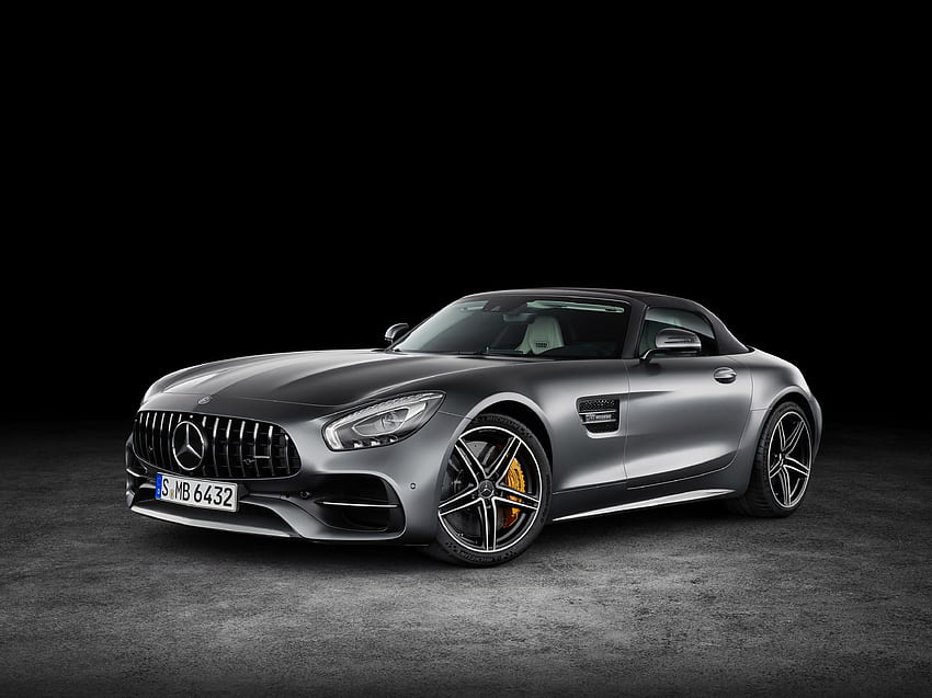 Mercedes AMG GT C Roadster, 2018 Cars, Mercedes Benz,, Mercedes-AMG GT HD wallpaper