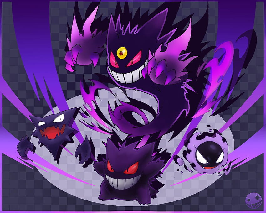 Haunter Gengar Pokémon Gastly Low poly HD Wallpapers  Desktop and  Mobile Images  Photos