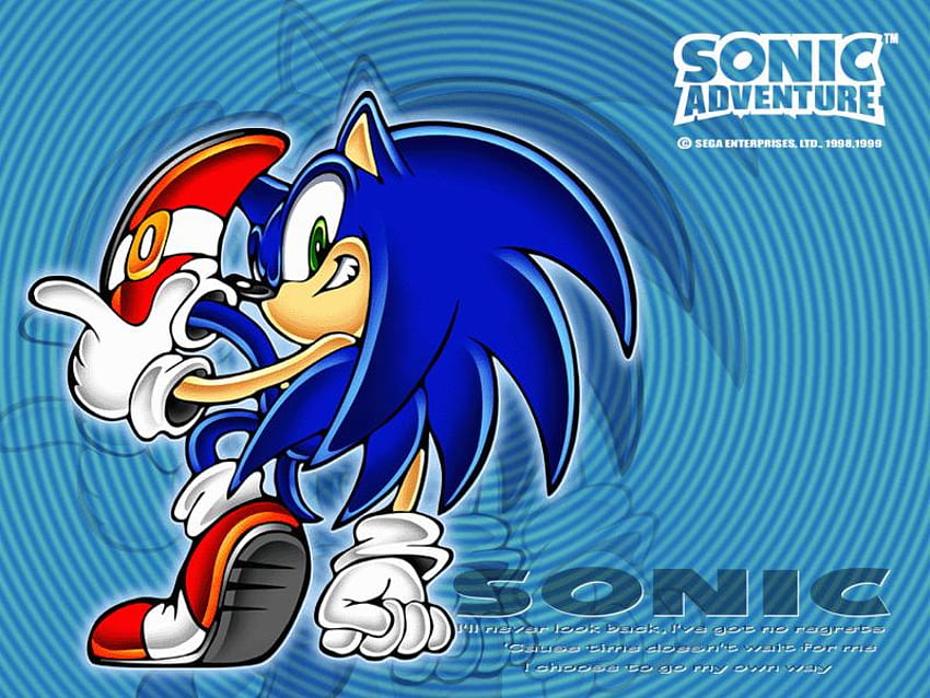 Sonic Adventure, blau, Sonic, Videospiele HD-Hintergrundbild