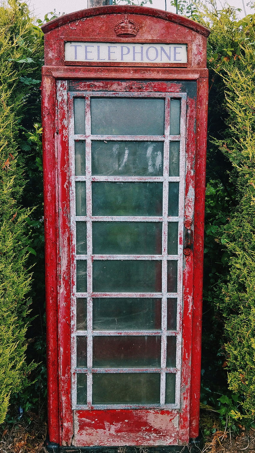Old, Shabby, Ancient, Phone Station, Phone Booth, Threadbare HD phone wallpaper