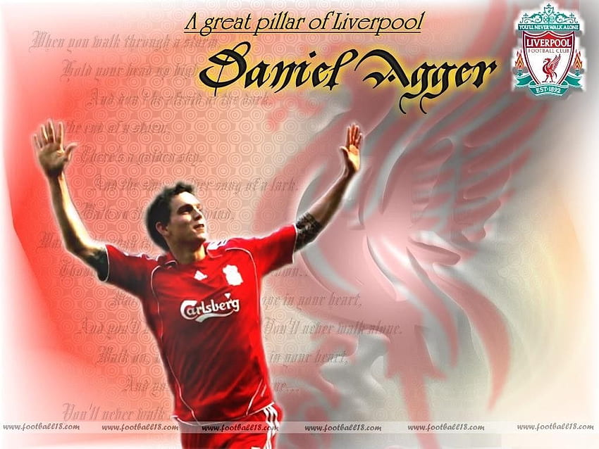 Liverpool Fc, Daniel Agger HD wallpaper