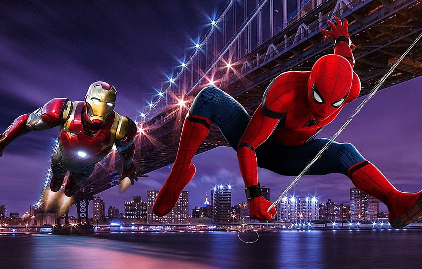 Iron Man And Spider Man, Spiderman Ironman HD wallpaper | Pxfuel