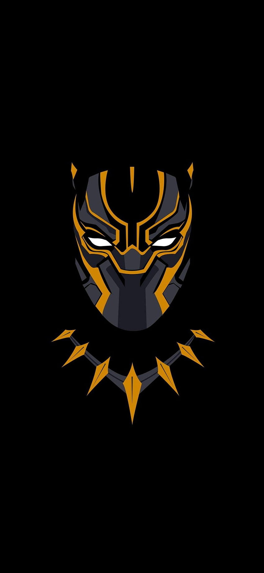 Dark Black Panther Face Amoled Google Pixel, 1080 X 2340 Dark HD 전화 배경 화면