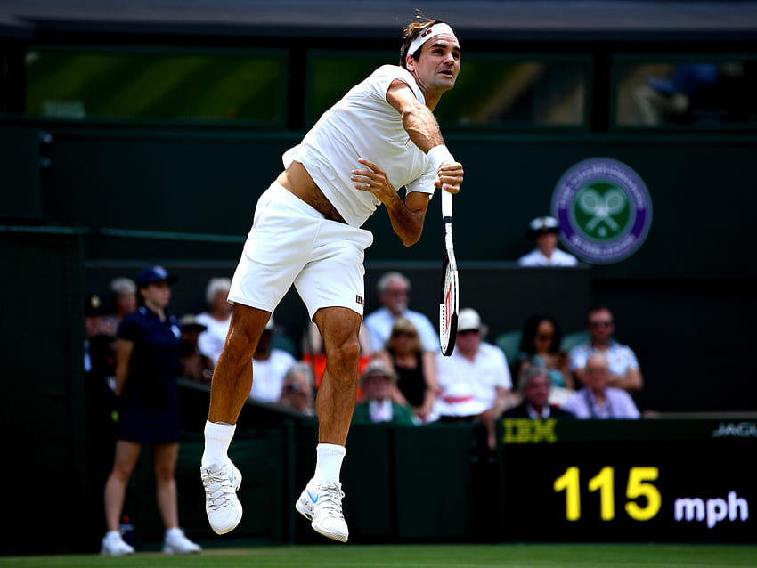 Wenn Federer den ersten Punkt beim Aufschlag gewinnt, ist das Spiel normalerweise vorbei. FiveThirtyEight, Roger Federer dienen HD-Hintergrundbild