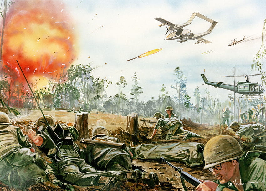 cool, Vietnam War Art HD wallpaper