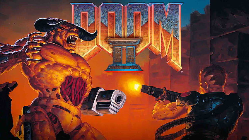 Reseña de DOOM II PS4, Doom clásico fondo de pantalla