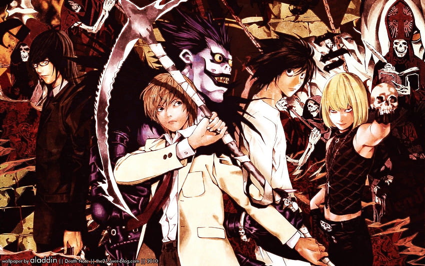 Death Note, Yagami Light, L., Kira, Lawliet, Raito - HD-Hintergrundbild