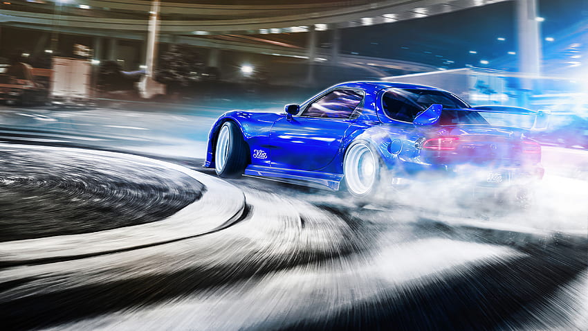 Mazda Rx7 Drifting , Mobil, , , Latar Belakang, dan Wallpaper HD