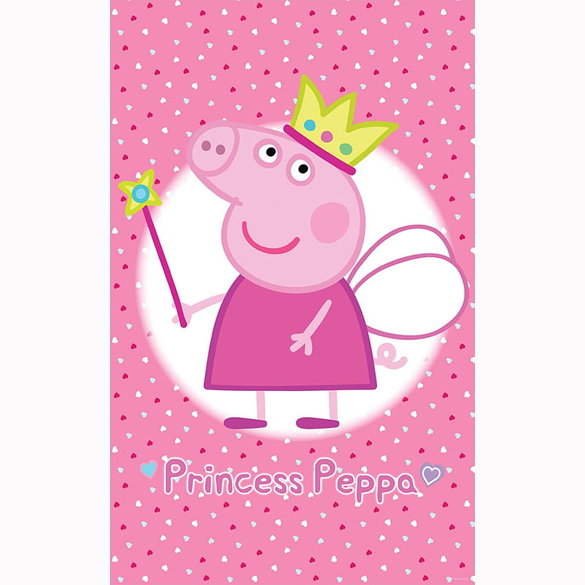 Tło Świnka Peppa. Shoppies Peppa Mint, Peppa Pig i księżniczka Peppa Pig tło, Peppa Pig Tablet Tapeta na telefon HD
