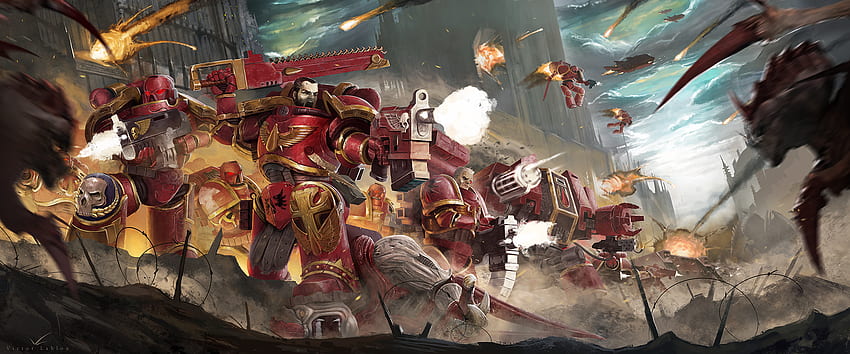 ArtStation  Warhammer 40K  The Angels Inferno Blood Angels HD wallpaper   Peakpx