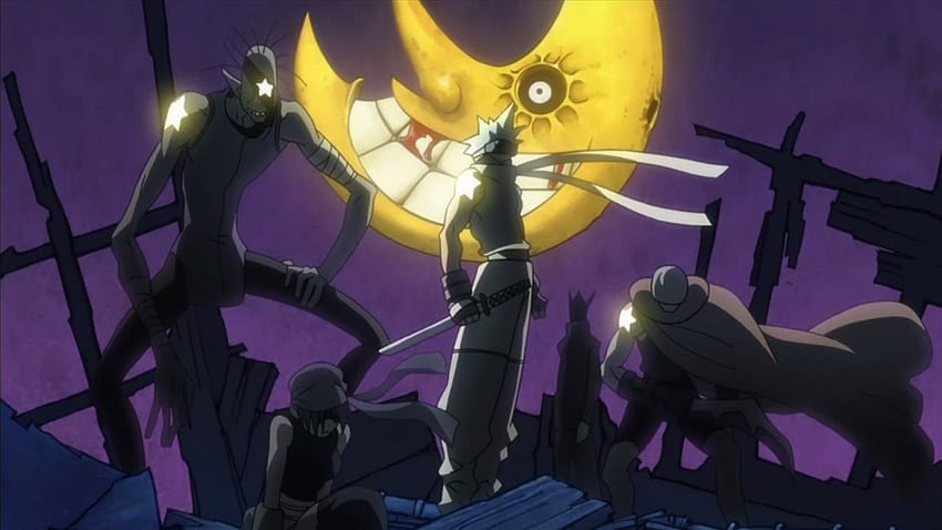 Star Tribe, anime, sword, moon, soul eater HD wallpaper