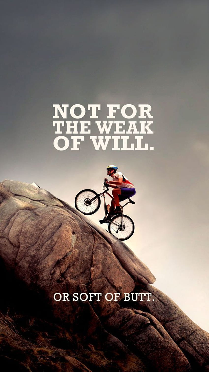Empowering fitness for your smartphone. Mountain biking quotes, Bike quotes, Bike ride, MT Bike HD phone wallpaper