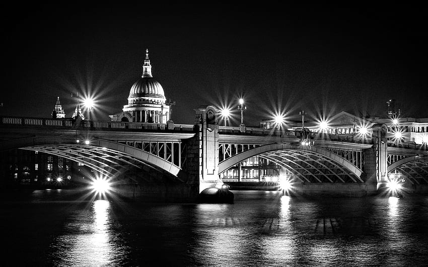 Paysage, Ponts, Nuit, L'Architecture Fond d'écran HD