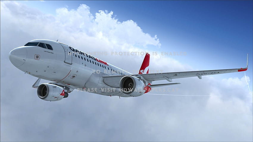 qantas 717 fsx boeing plane transport HD wallpaper