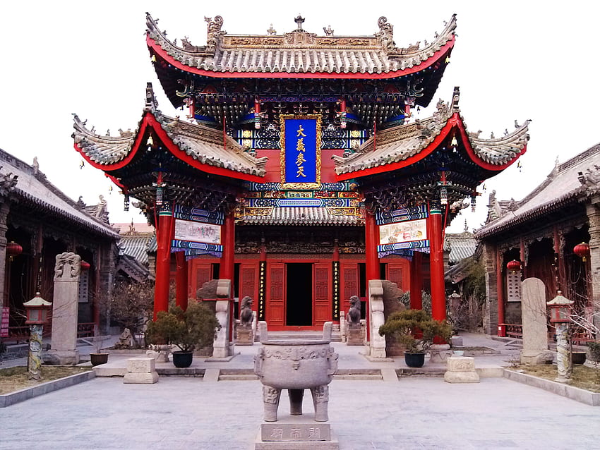 Kaifeng, Henan, China Full, Chinese Temple HD wallpaper