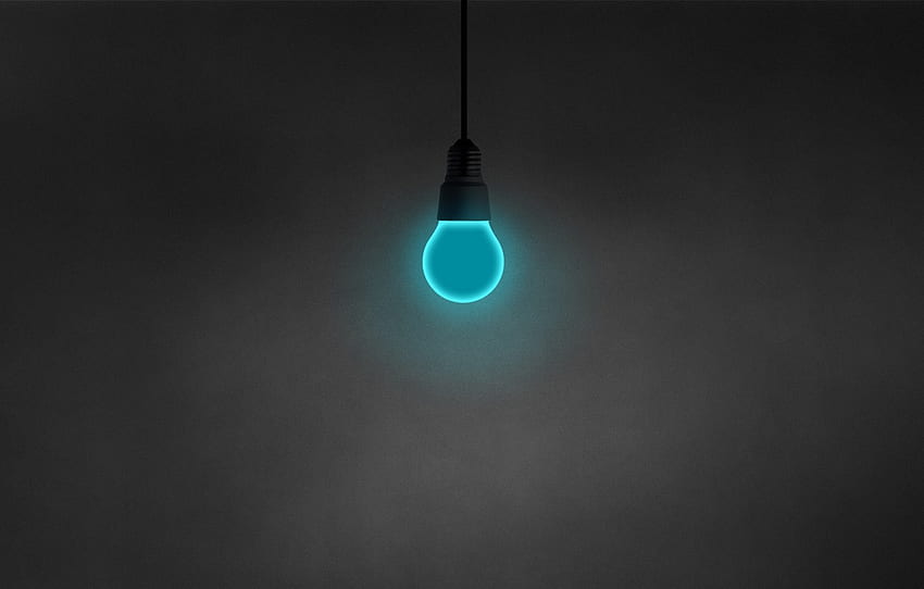 lâmpada, minimalismo, azul, pendurado para, seção минимализм, Fluorescente Light papel de parede HD