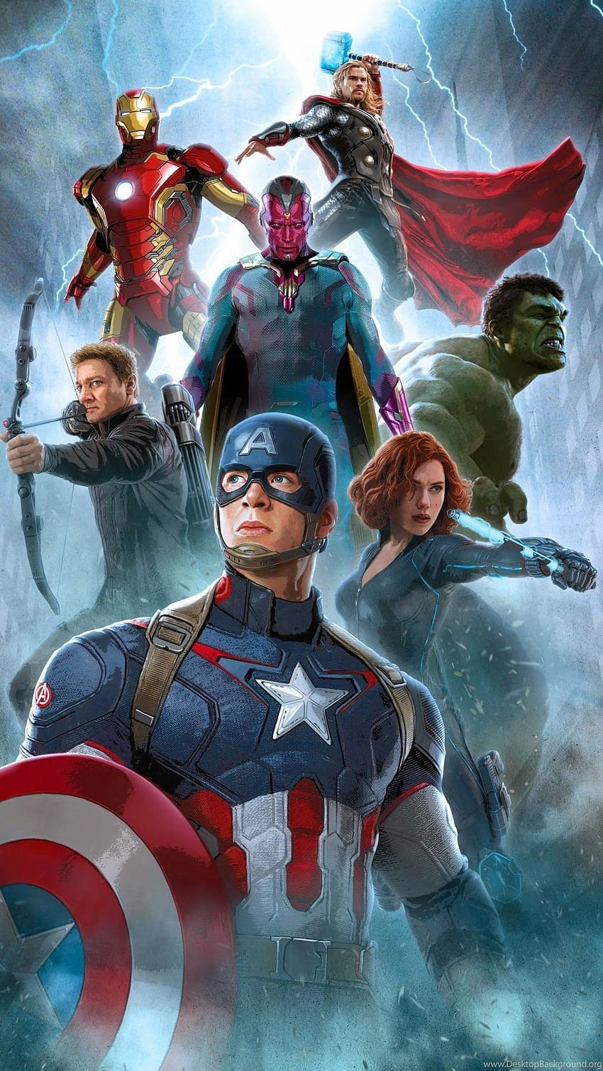 Latar Belakang Android Pahlawan Super Avengers wallpaper ponsel HD