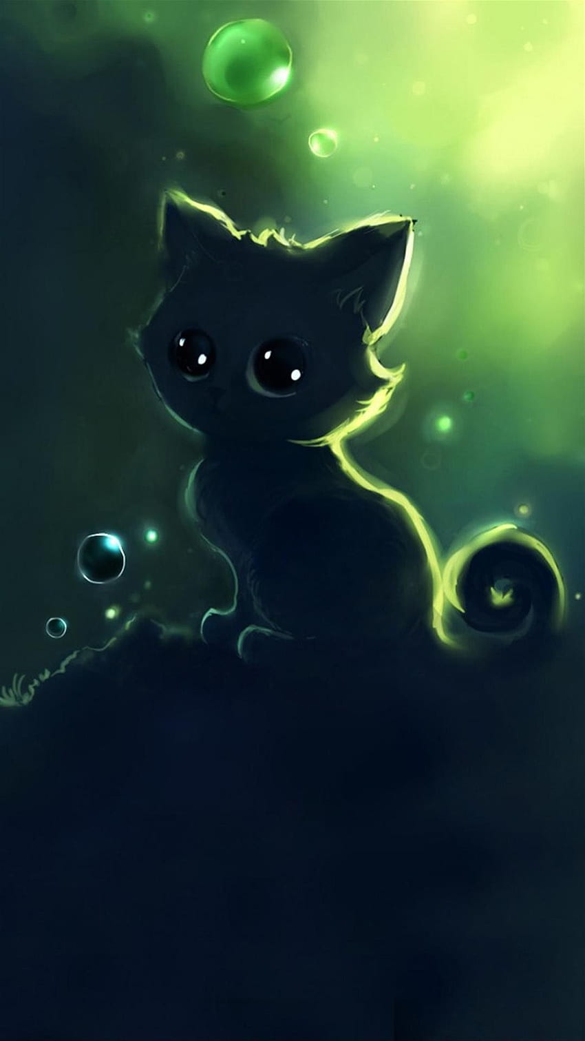 40+ Wallpaper Cute anime cats [DOWNLOAD FREE] #13398