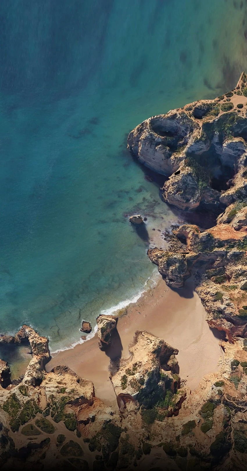S8, s9, pixel 2, oceano, praia, aqua, , desfocado, google Papel de parede de celular HD