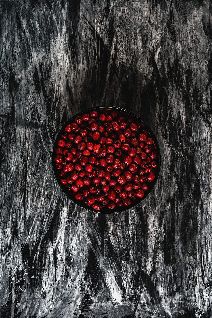 Food, Berries, Bowl, Rowan HD phone wallpaper