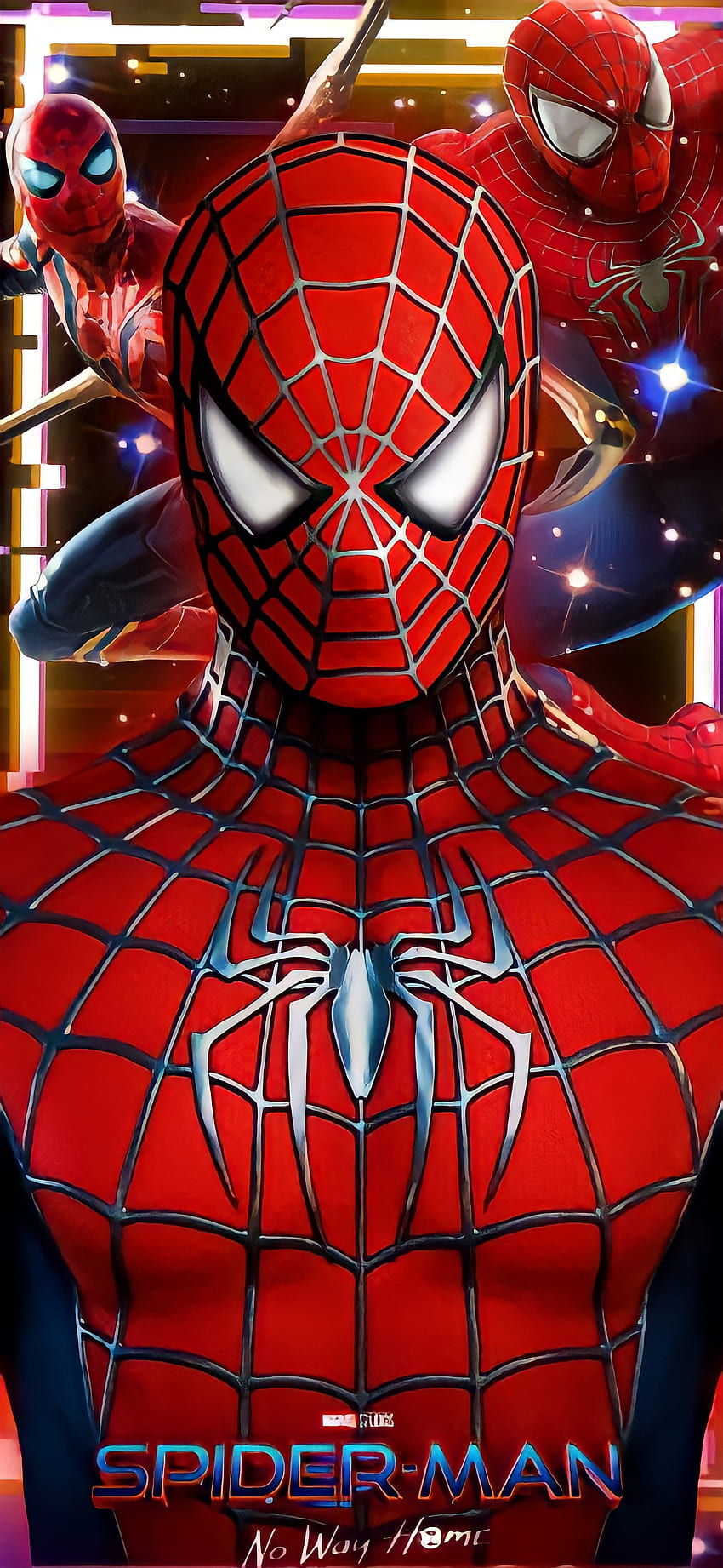 Spider Man: NoWayHome, Xiaomi, film, UCU, studios marvel, spiderman, Tobey maguire, pas de retour à la maison, un plus 6, hommes spyder, homem aranha, hommes araignées, merveille, homme araignée, homem aranha sem volta pra casa, tom holland , Samsung, homem aranha , bordas, Spider men no way home, DC Fond d'écran de téléphone HD