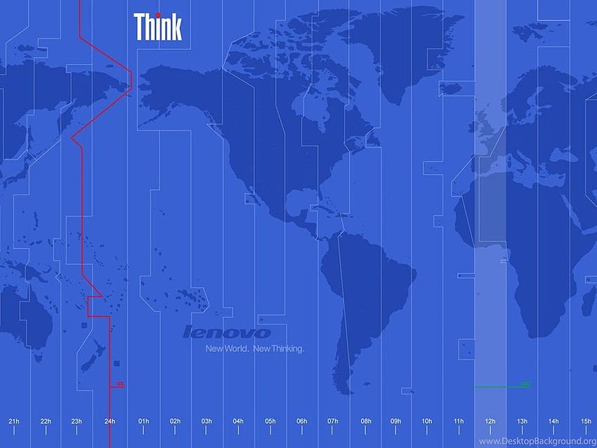 Strefa czasowa IBM Thinkpad, strefa czasowa światowa Tapeta HD