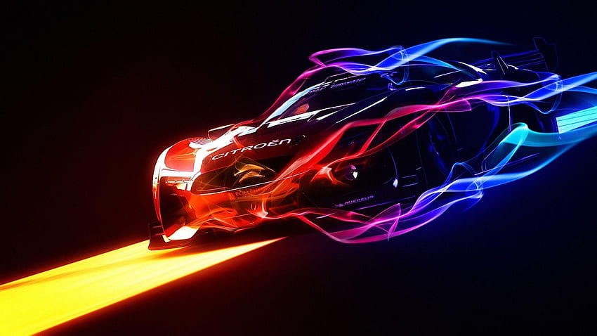 Neon Cool Cars, Awesome Neon Cars HD wallpaper
