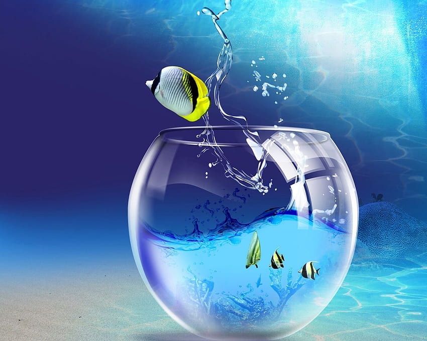 Matrycowy ruch 3D. com 3D Fish School Screensaver jest jednym z wirtualnych sc akwarium. Ruch, 3D, ruch Tapeta HD