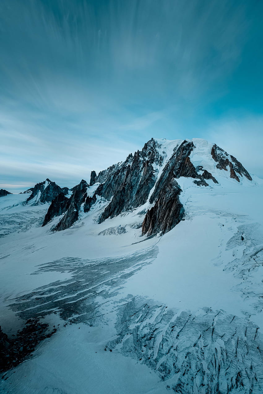 Landscape, Nature, Mountains, Snow, Vertex, Tops, Snow Covered, Snowbound HD phone wallpaper