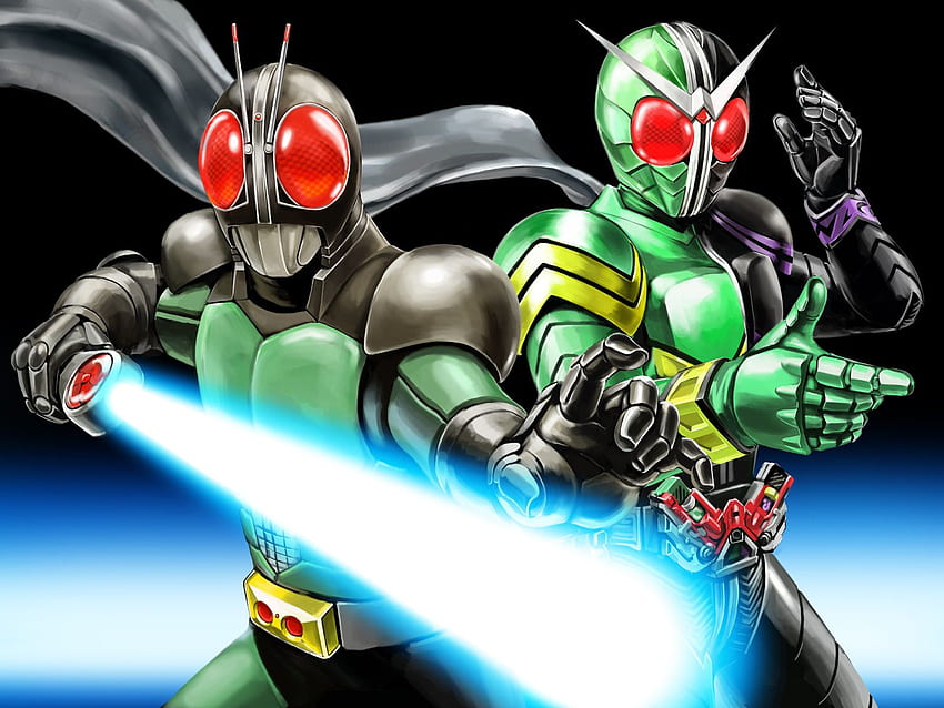 Kamen Rider Black Rx And Kamen Rider W - -, Kamen Rider Double HD wallpaper