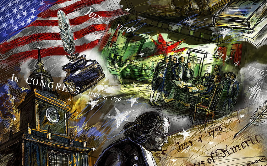 ประวัติศาสตร์อเมริกัน - พื้นหลังประวัติศาสตร์อเมริกันเกี่ยวกับ Bat, History Collage วอลล์เปเปอร์ HD