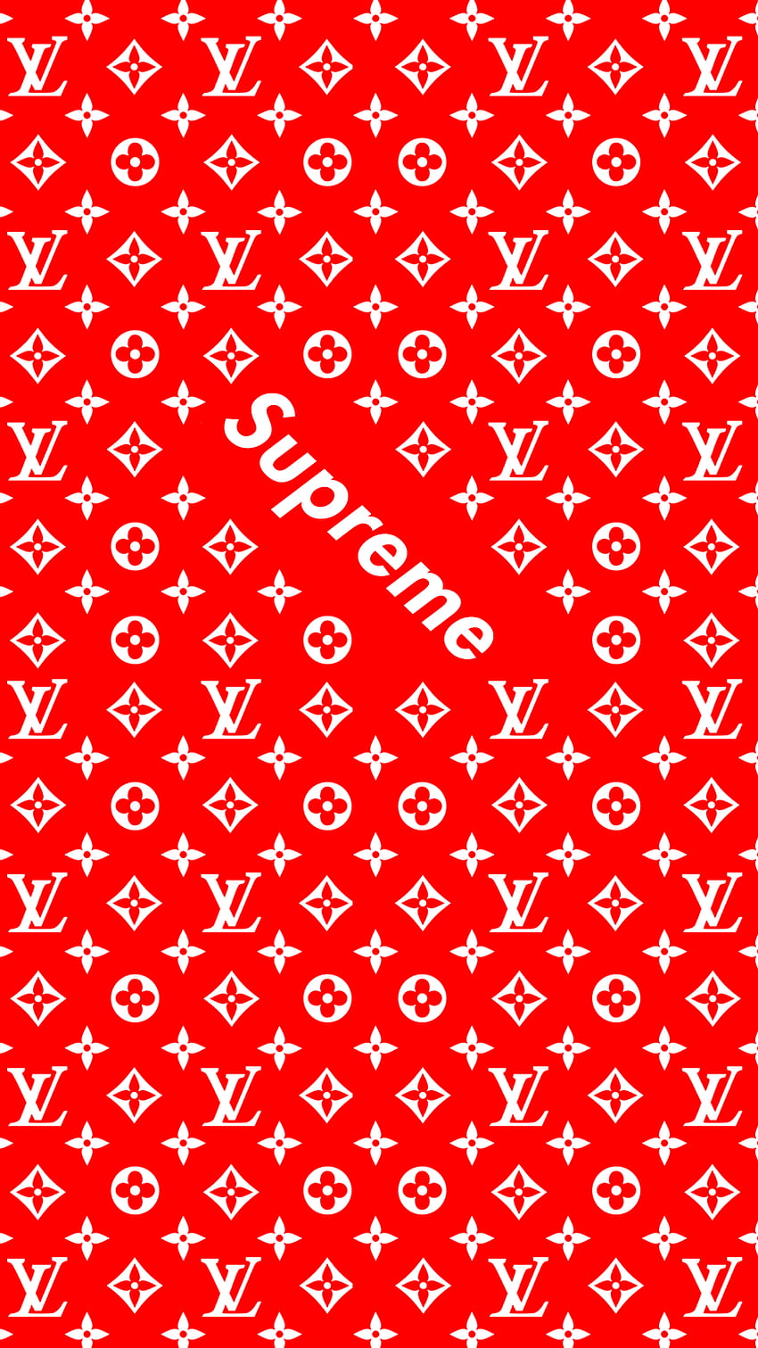 I just make a Supreme/Louis Vuitton wallpaper, does it looks good ? :  r/supremeclothing