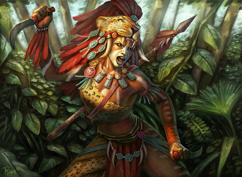 Tribal Warrior. Tribal warrior, Aztec warrior, Art, Aztec Woman Warrior HD wallpaper