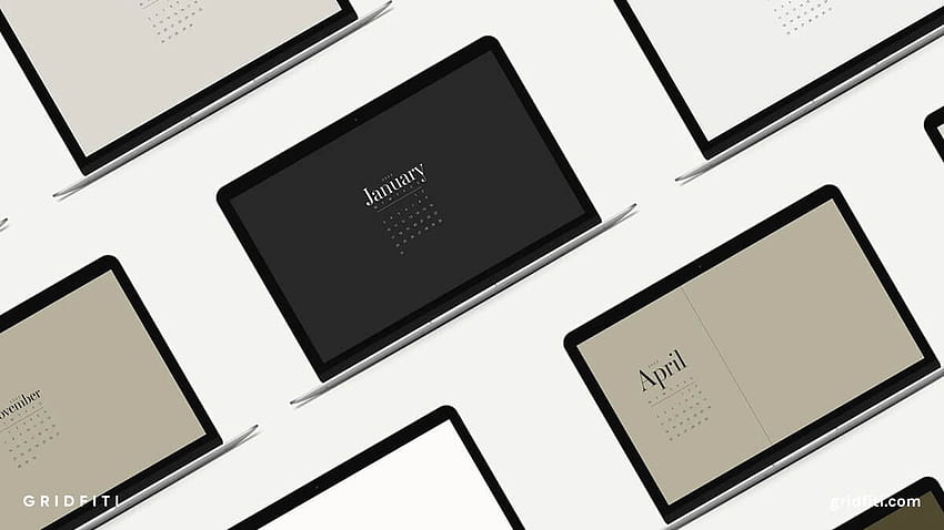 Aesthetic Calendar for , Phone & Tablet [2022], Gray Aesthetic HD wallpaper