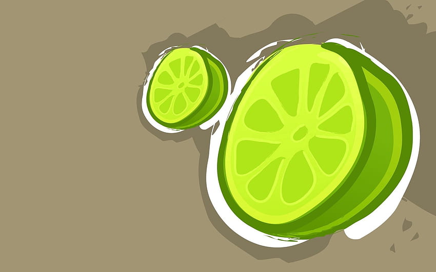 Lime, Vector, Bright, Lemon HD wallpaper