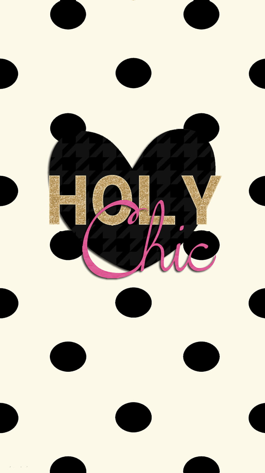 Holy Chic, Iphone Wallpaper, Hello Kitty, Chanel, Kawaii, Glitter, Walls