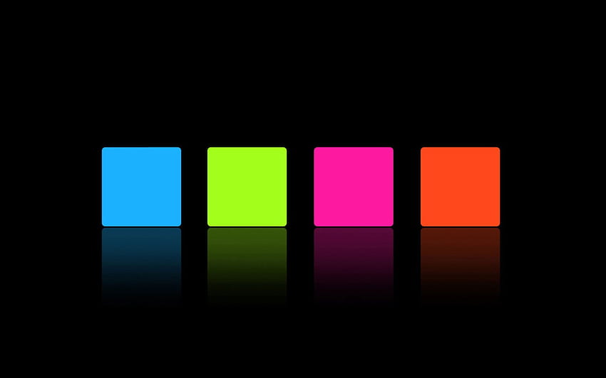 Square blue, green, pink, and red • For You For & Mobile, Blue Green and Black HD wallpaper